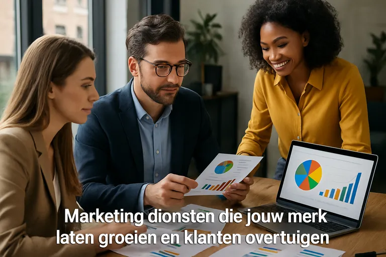 Marketing diensten die jouw merk laten groeien en klanten overtuigen